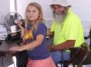 Rebecca and her GOTA coach, Kevin Smith (photo by Bill Frantz)
